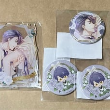 Ikemen Prince (Ikepri) Challenge Lottery Clavis Acrylic Stand and Can Badge