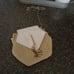 Straw boho purse