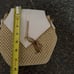 Straw boho purse