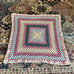 Granny Square Handmade Crochet Blanket Afghan Throw Comfy Colorful 3 ft x 3 ft