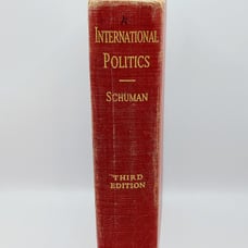 1941 Third Edition International Politics McGraw Hill Hardcover