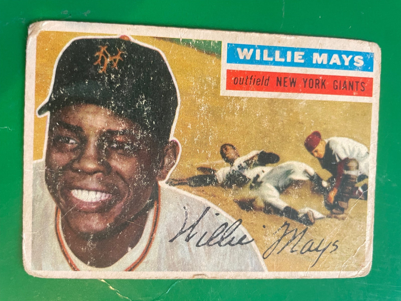 1956 Topps Willie Mays #130 -Poor