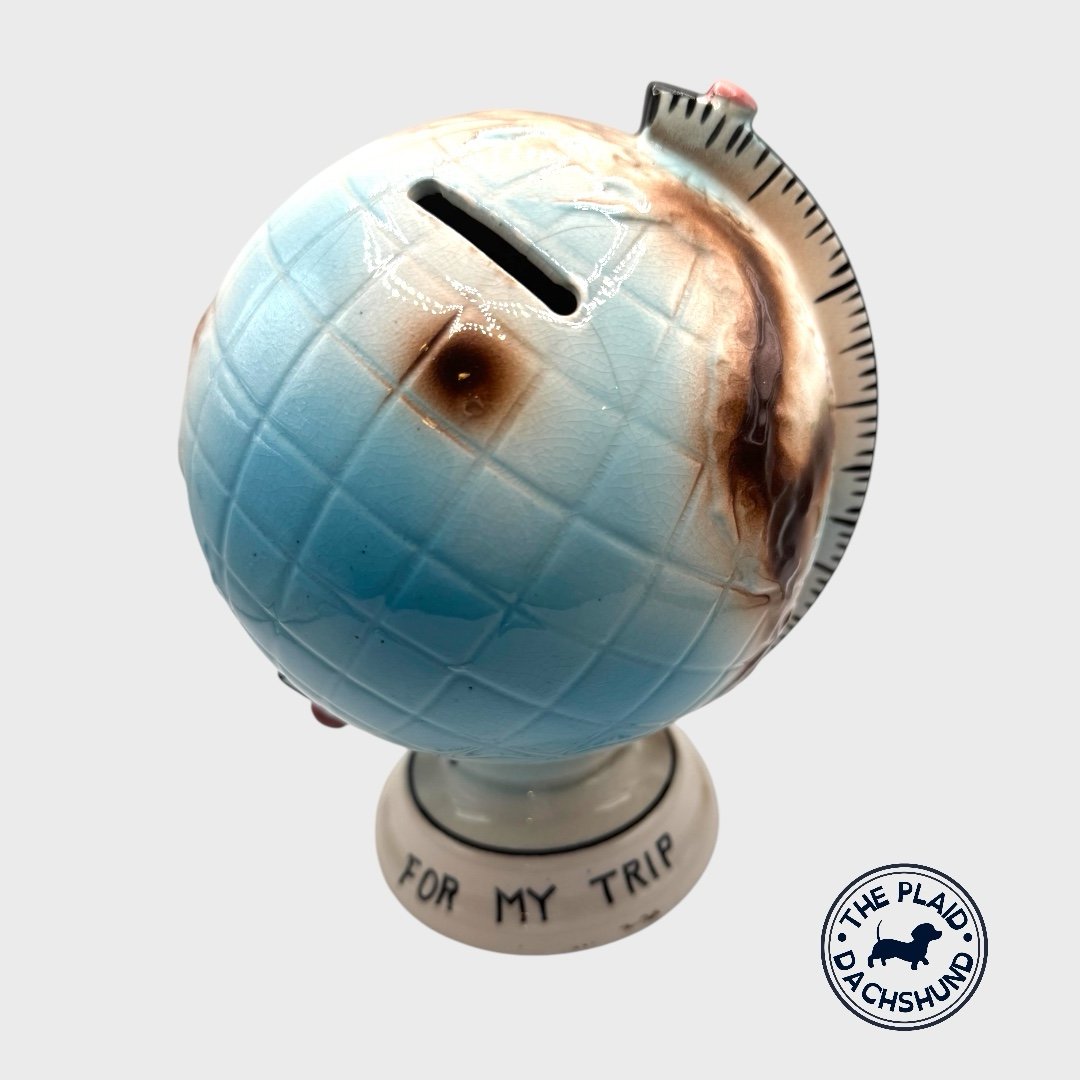 Vintage Lefton Globe Bank