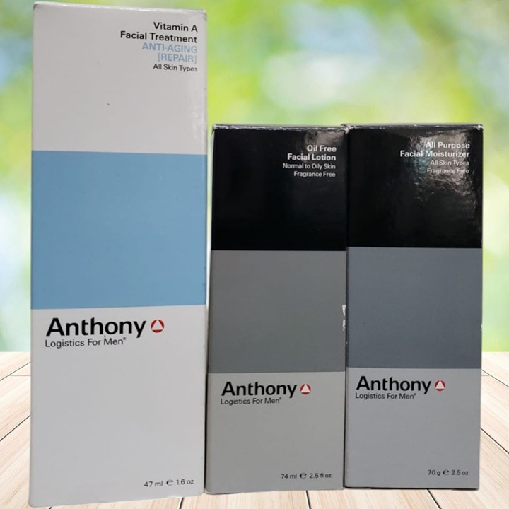 3 x Vitamin A Facial Treatment & Oil Free Facial Lotion & All-Purpose Facial