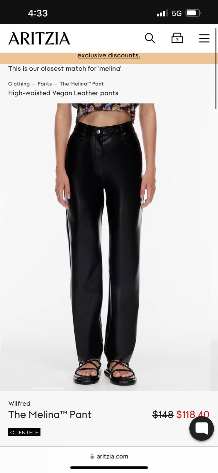 Melina aritzia pants