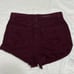 Carmar Shorts TITANIA EXPOSED BUTTON DENIM SHORTS Burgundy Size 28
