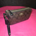Coach 57450 Black Crossgrain Satchel Shoulderbag Tote with Dble Zip Wristlet