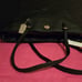 Coach 57450 Black Crossgrain Satchel Shoulderbag Tote with Dble Zip Wristlet