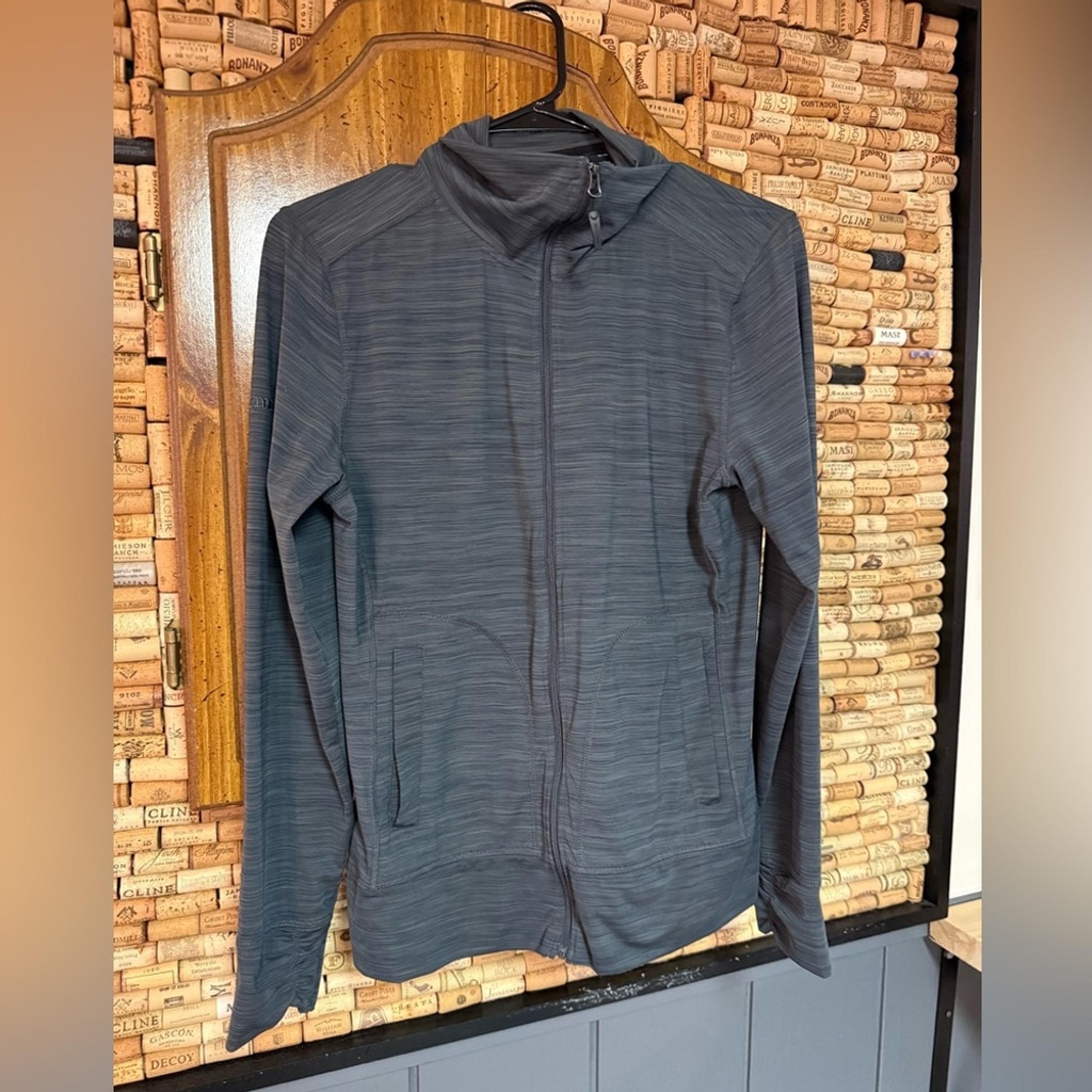 Marmot full zip lightweight cowl neck activewear jacket size Medium