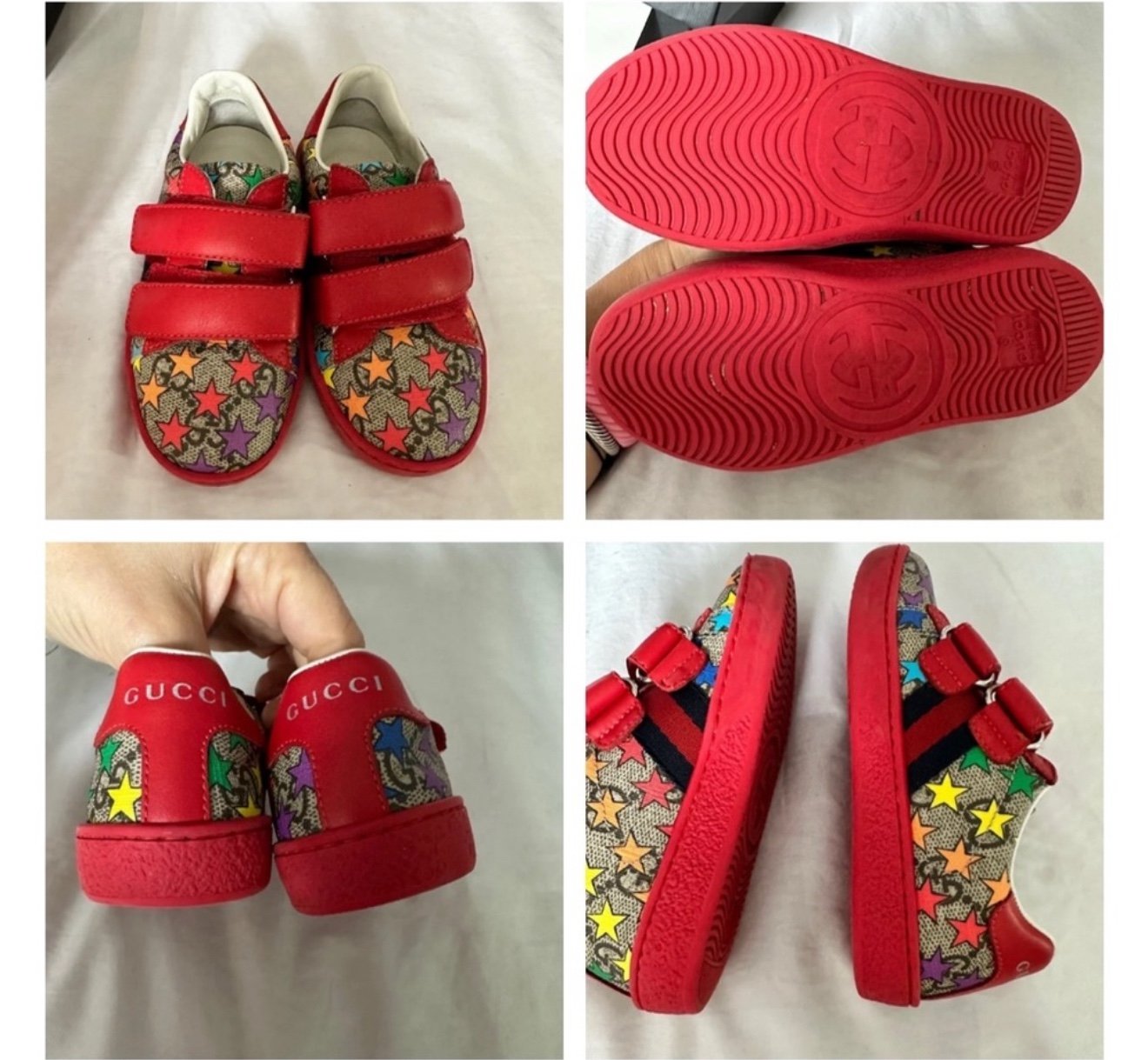 Gucci girls sneakers only worn 3 times size