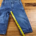 Vintage OshKosh B Gosh plaid flannel lined denim overalls