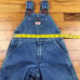 Vintage OshKosh B Gosh plaid flannel lined denim overalls