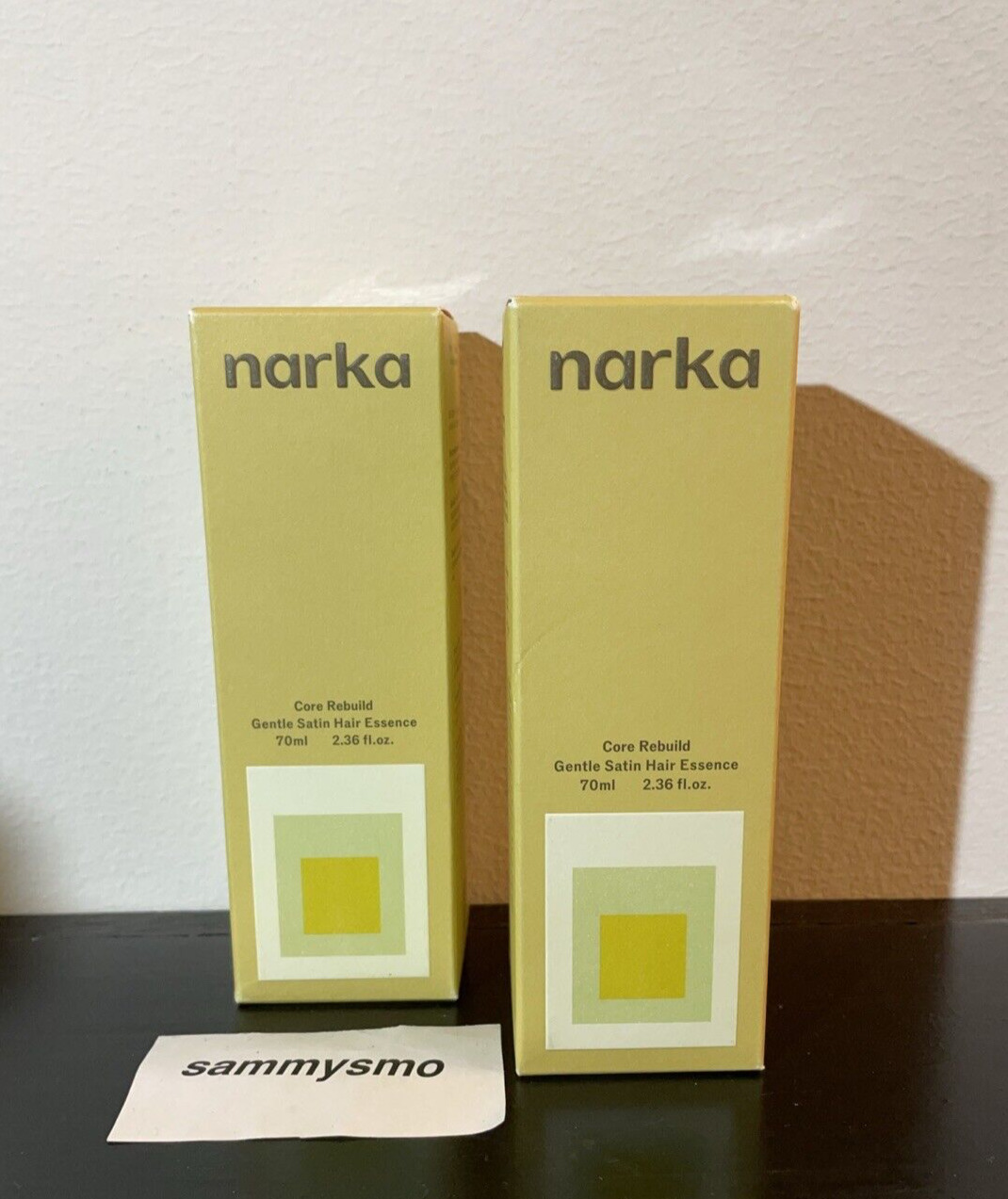 2x Narka Core Rebuild Gentle Satin Hair Essence, 70ml 2.36 oz