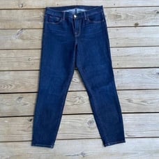 J Brand Dark Wash Capri Mid Rise Jeans Size 30