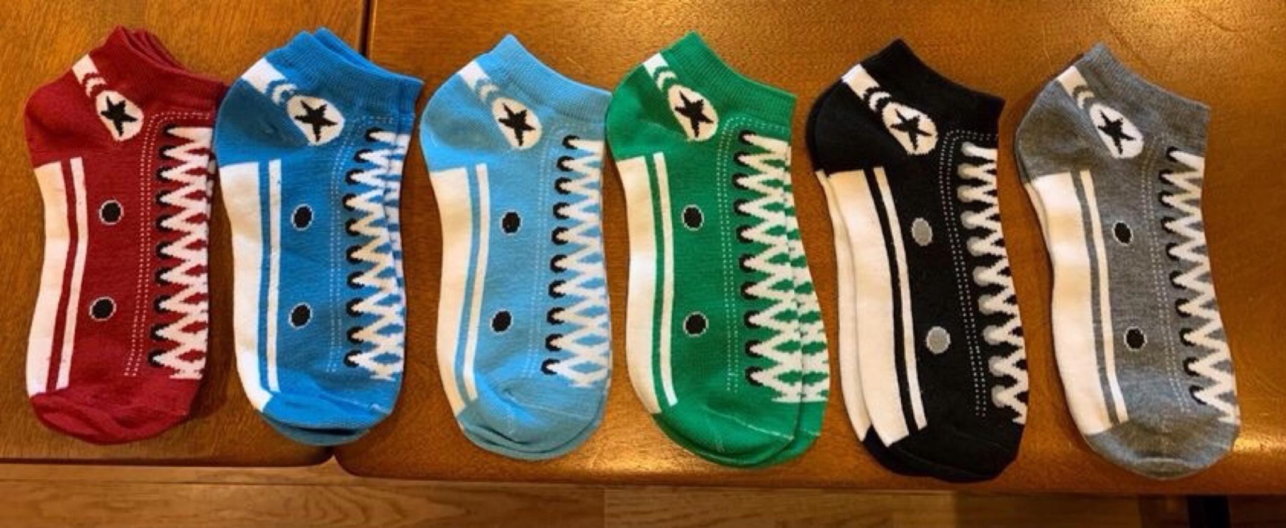 Converse dance floor party socks (45 pairs)