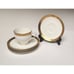Mikasa Crown Jewel AK019 Cream/Gold Trim 4 Set Of Cups & Saucers
