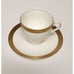 Mikasa Crown Jewel AK019 Cream/Gold Trim 4 Set Of Cups & Saucers