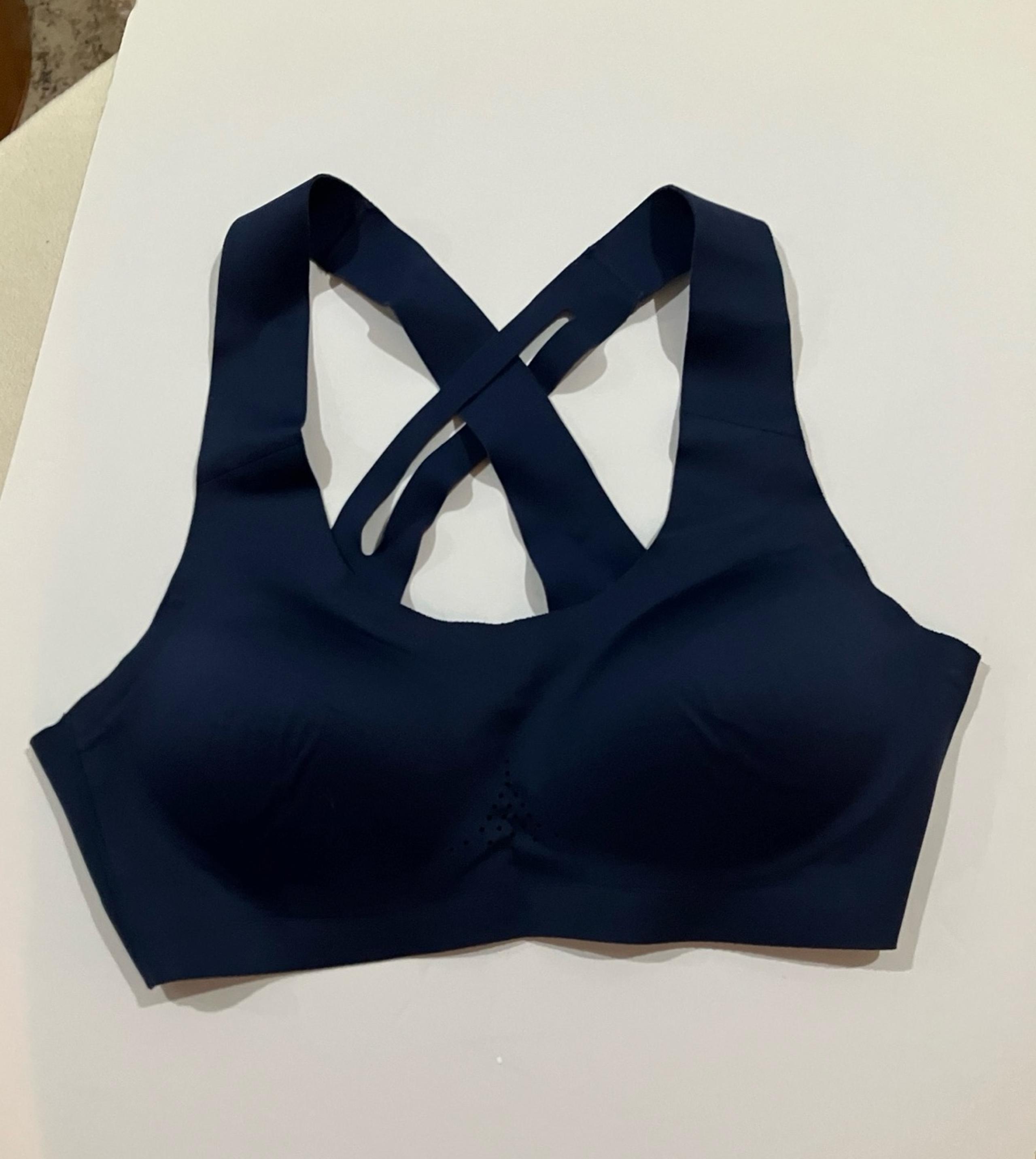 Brooks Women's Crossback 2.0 Sports Bra for Running, Workouts & Sports - Navy