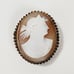 Antique Carved Shell Cameo 10K Gold Brooch Pin