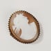 Antique Carved Shell Cameo 10K Gold Brooch Pin