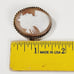 Antique Carved Shell Cameo 10K Gold Brooch Pin