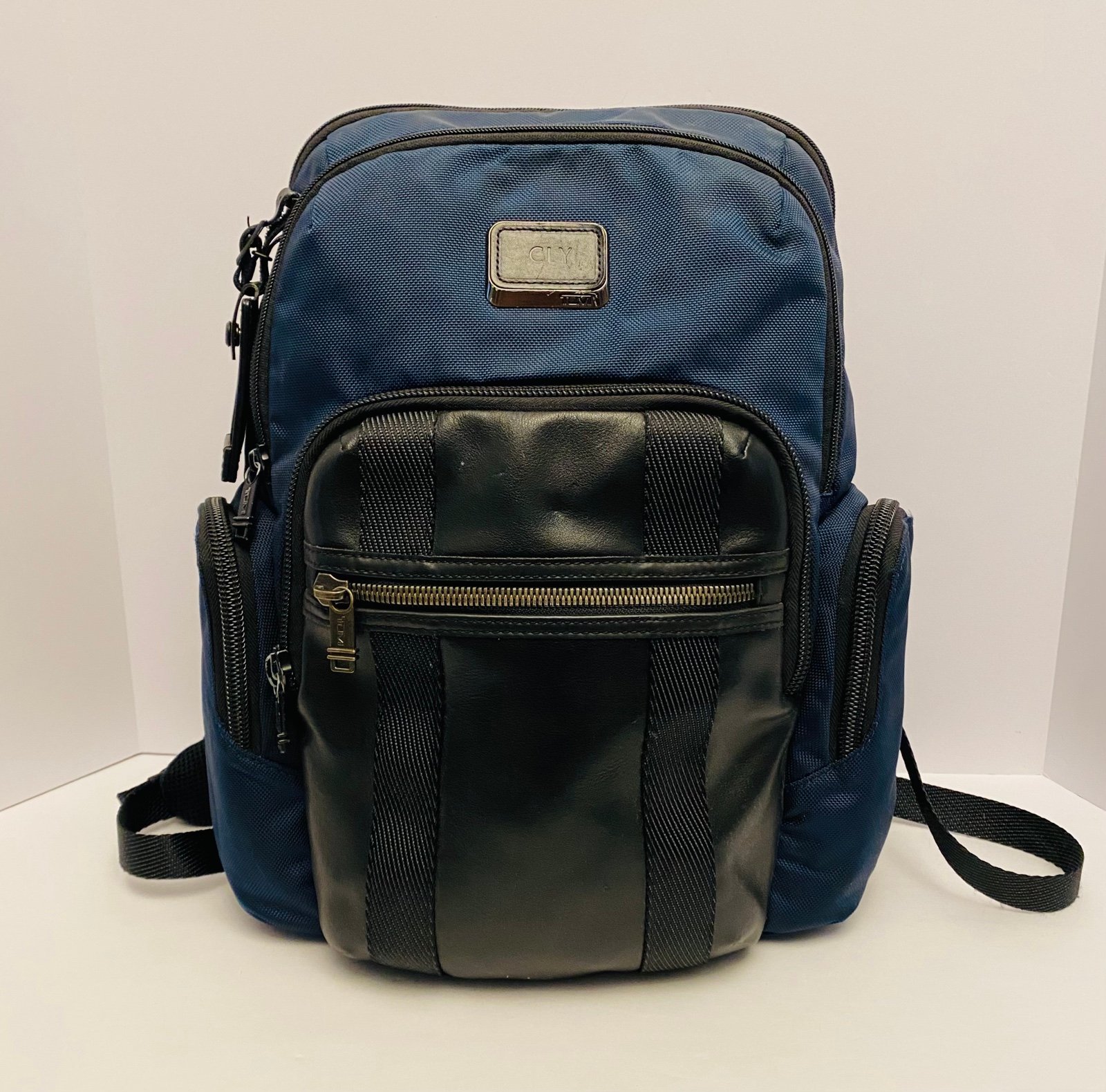 TUMI Alpha Bravo Shepherd Deluxe Brief Pack Backpack Black Business.