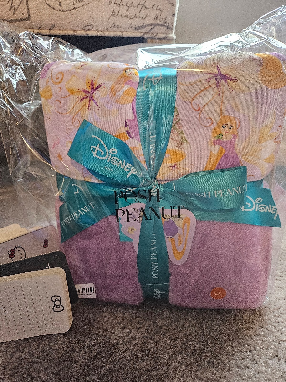 Posh Peanut Rapunzel Plush Patoo Blanket