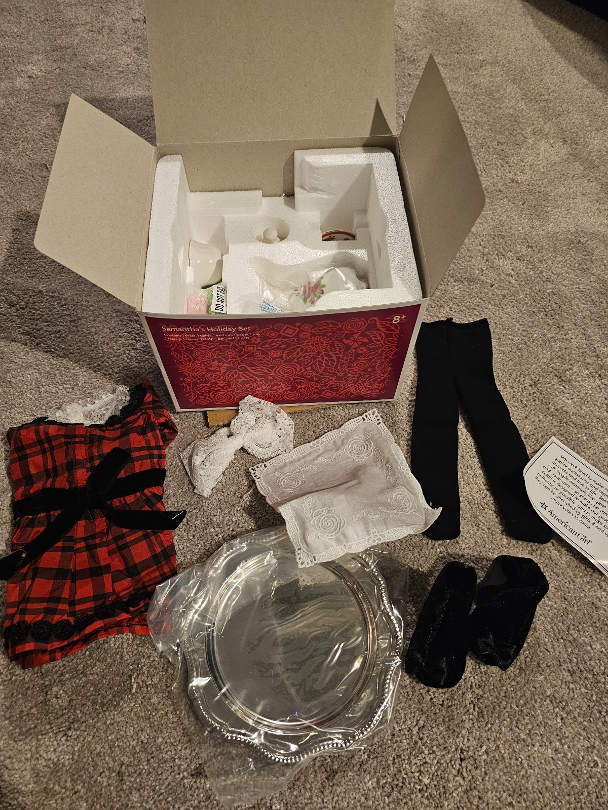 American girl Samantha holiday set new