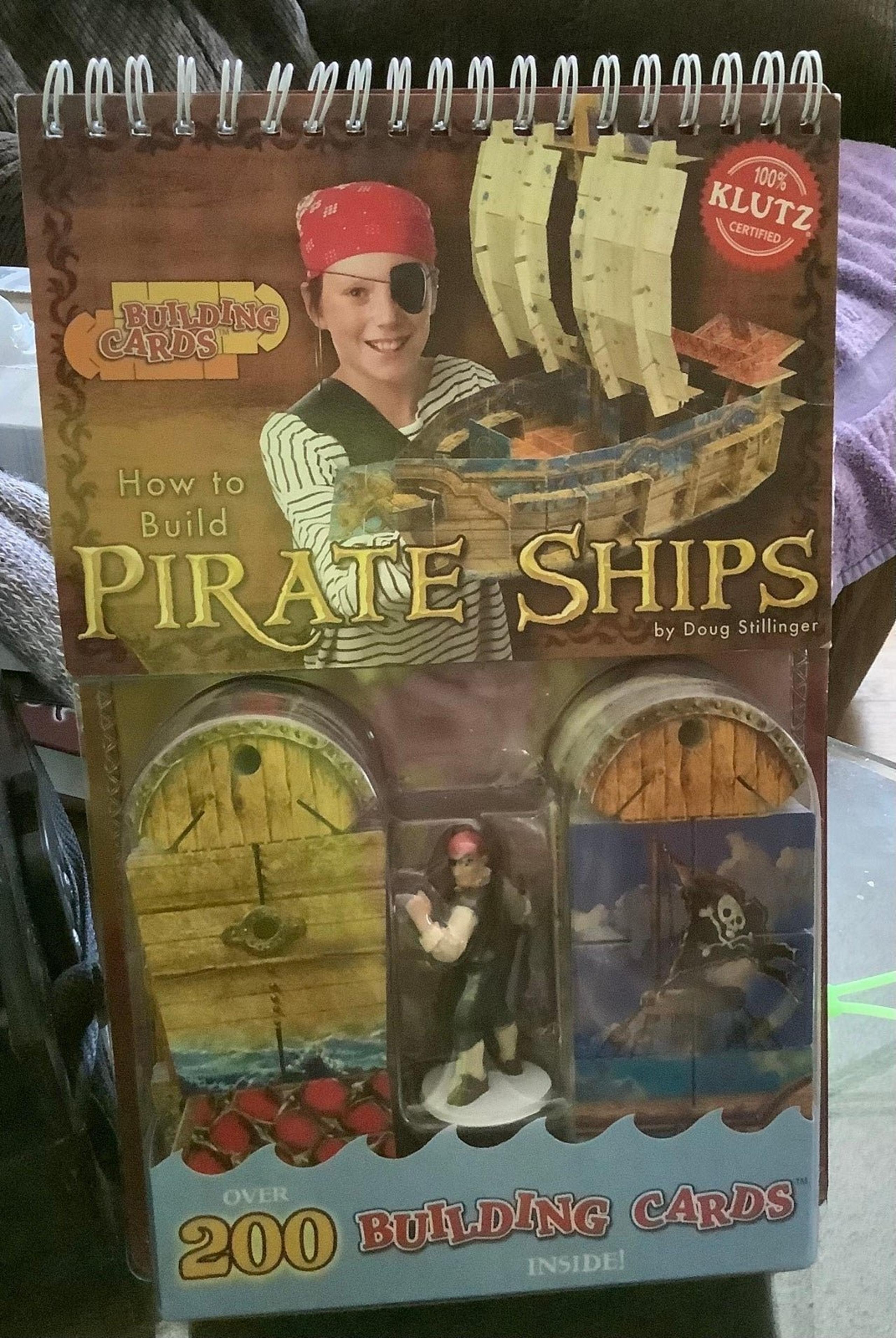 Pirate Ships 200 Building Cards