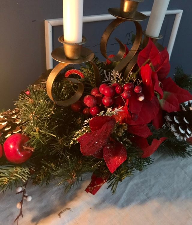 Vintage Holiday Candle Holder