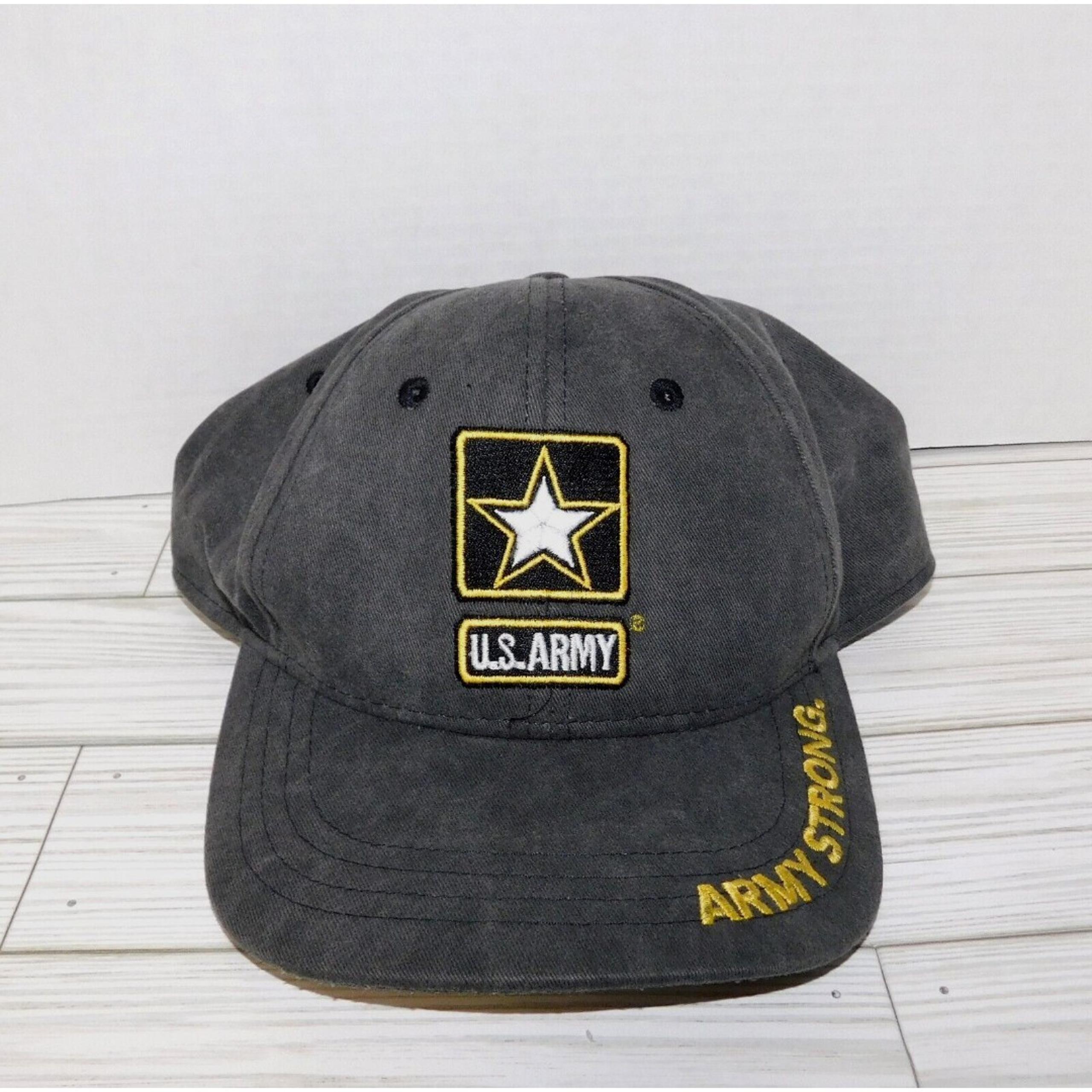US ARMY Hat Baseball Cap Adjustable Back Hat GOARMY USA One Size All