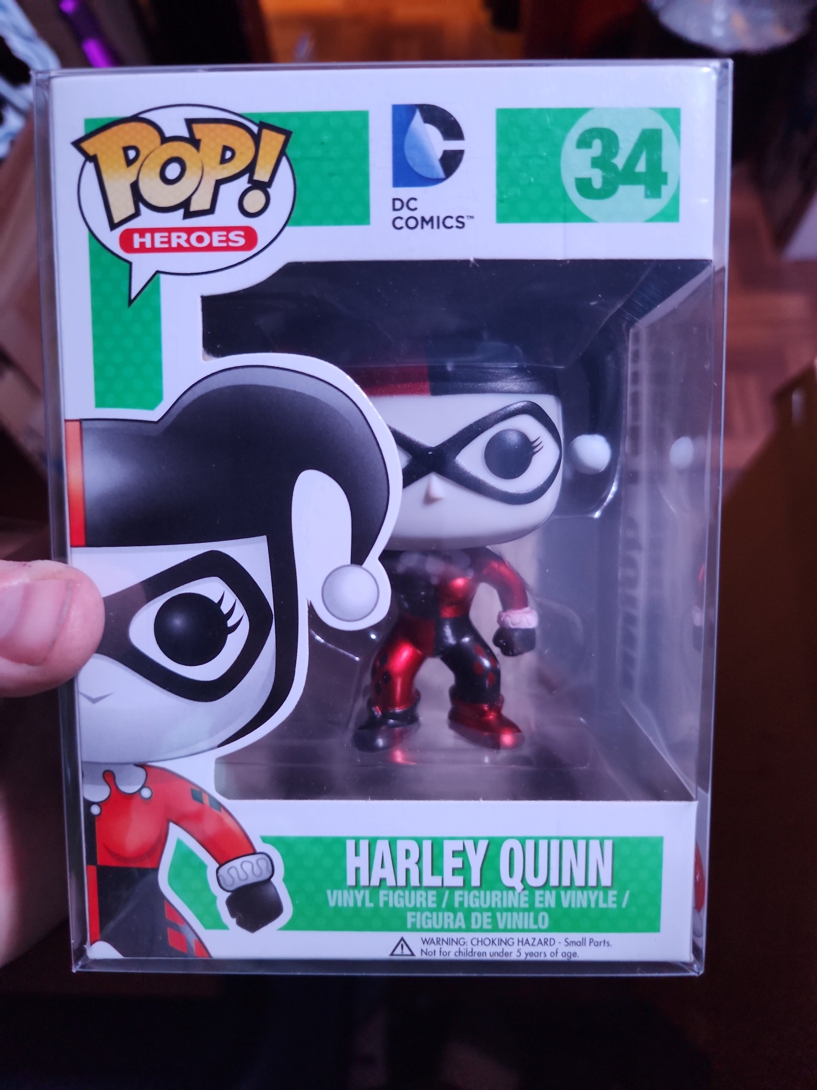 Metallic harley quinn 34 funko pop