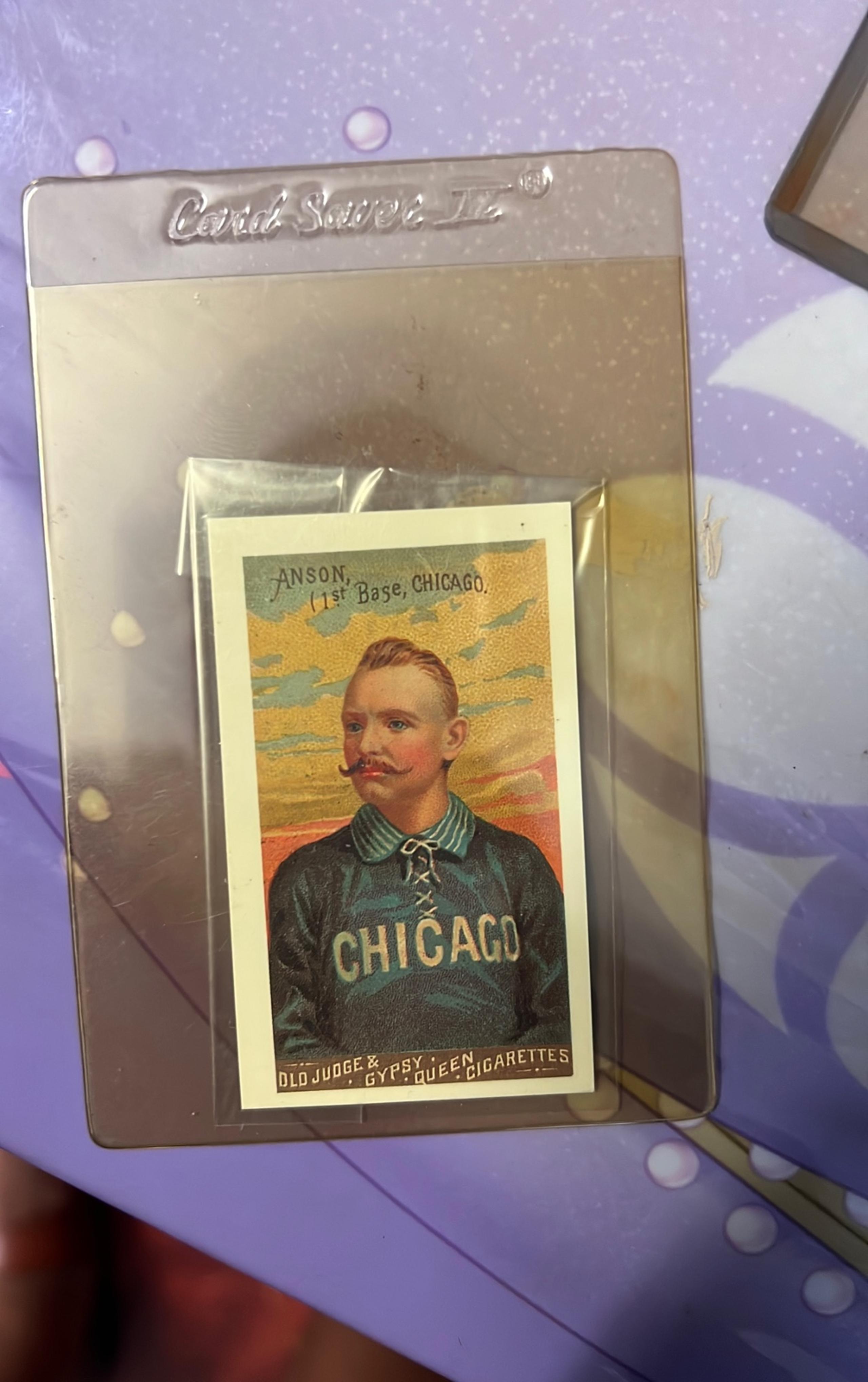 Cap Anson, Chicago White Stockings, Baseball Card Glossy Photo Print