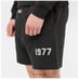 Men’s Essentials Black Athletic Shorts with 1977 Print Small