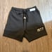 Men’s Essentials Black Athletic Shorts with 1977 Print Small