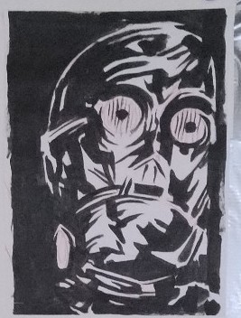 c3po poster/painting