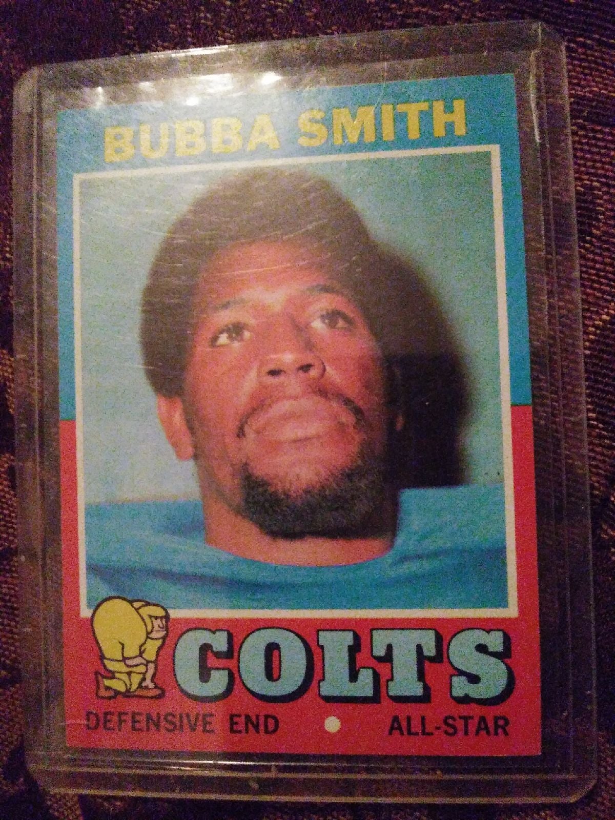 1971 topp bubba smith mint football card