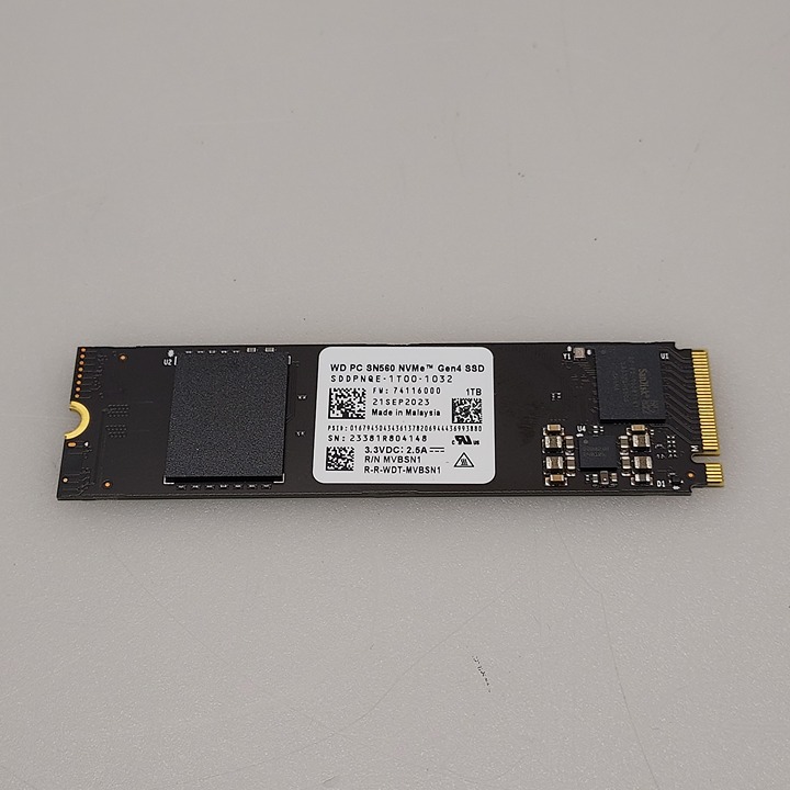 WD SN560 M.2 PCIe 4.0 NVMe GEN4 1 TB INTERNAL SSD SOLID STATE DRIVE SDDPNQE-1T00