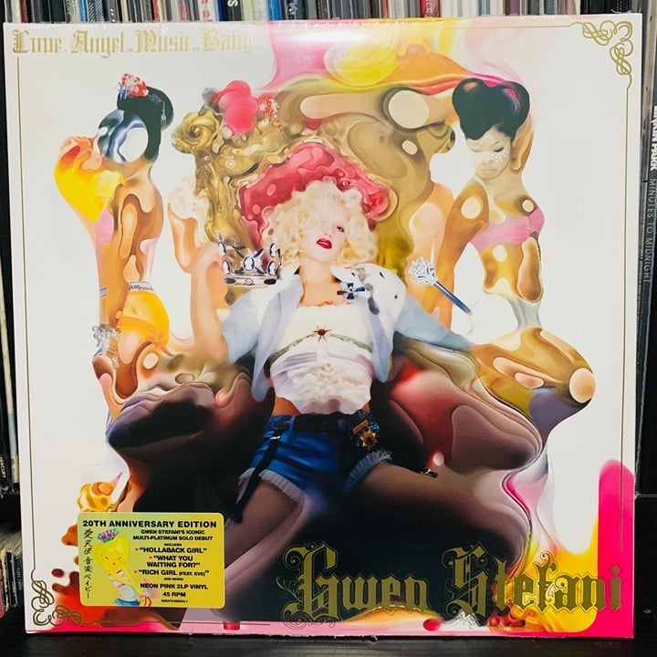 Gwen Stefani - Love, Angel, Music, Baby 20th Anniversary Neon Pink Vinyl LP New