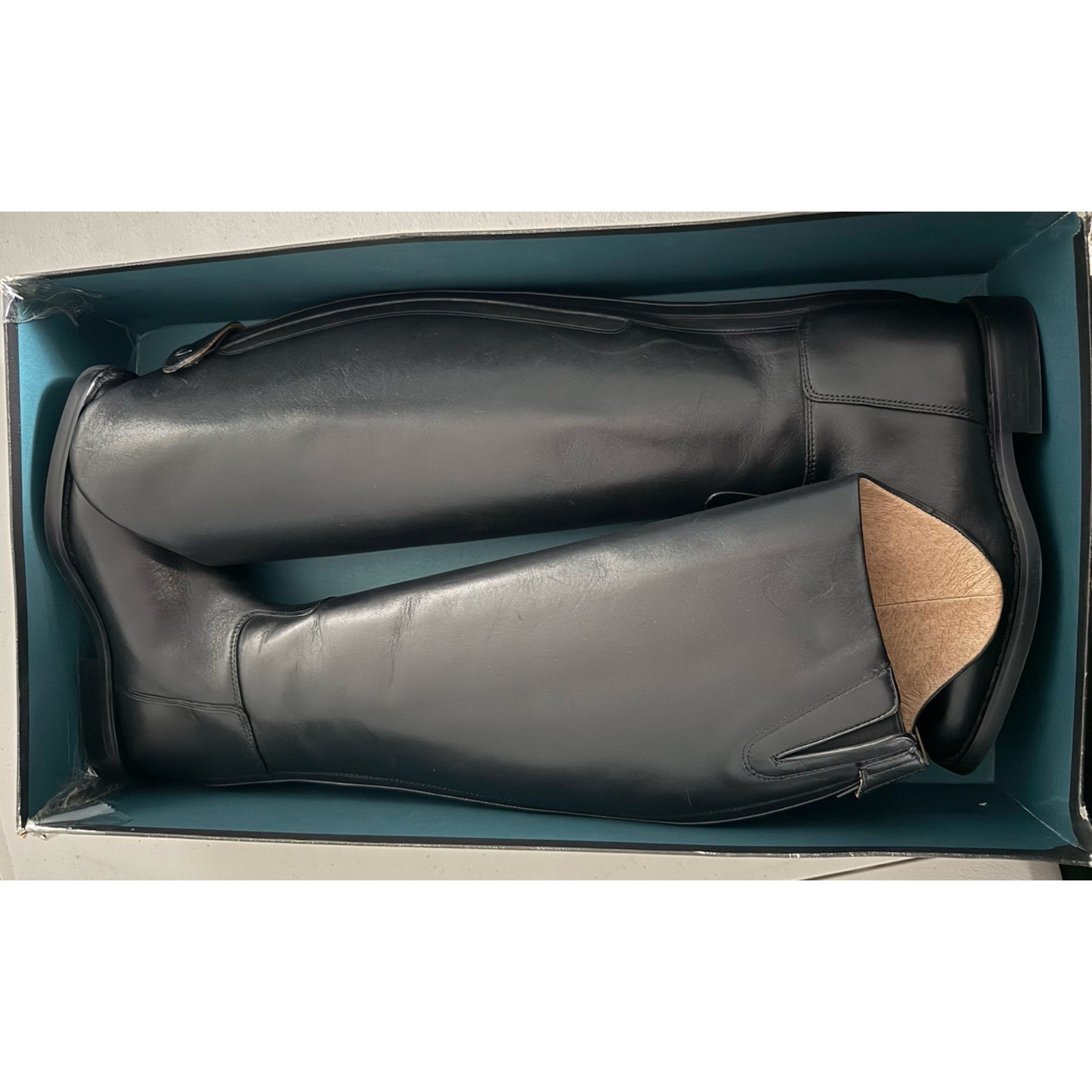 English Ariat Tall Leather Field Zip Riding Boots Size 5.5B