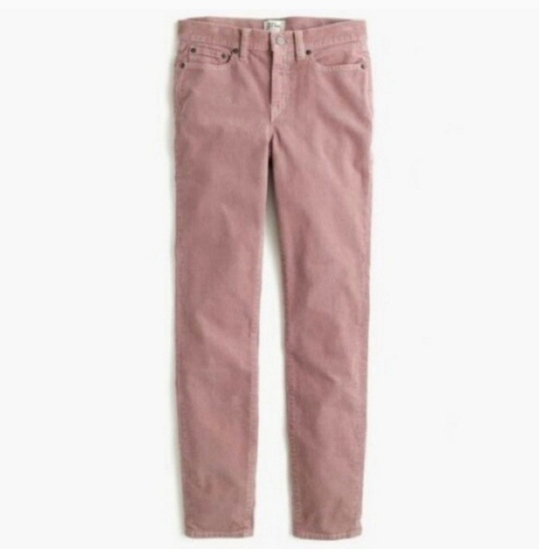 J.CREW 9 High-rise Toothpick Courduroys