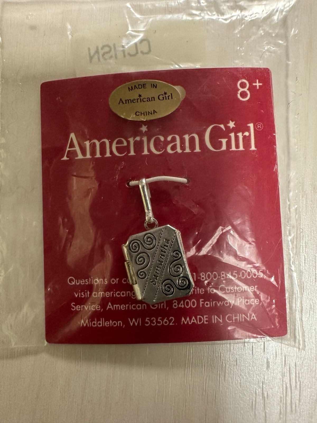 American Girl Locket For Samantha With Photos. New in Package