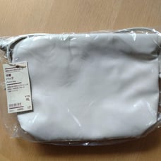 Muji Pouch Bag Off-White 23×20×12cm
