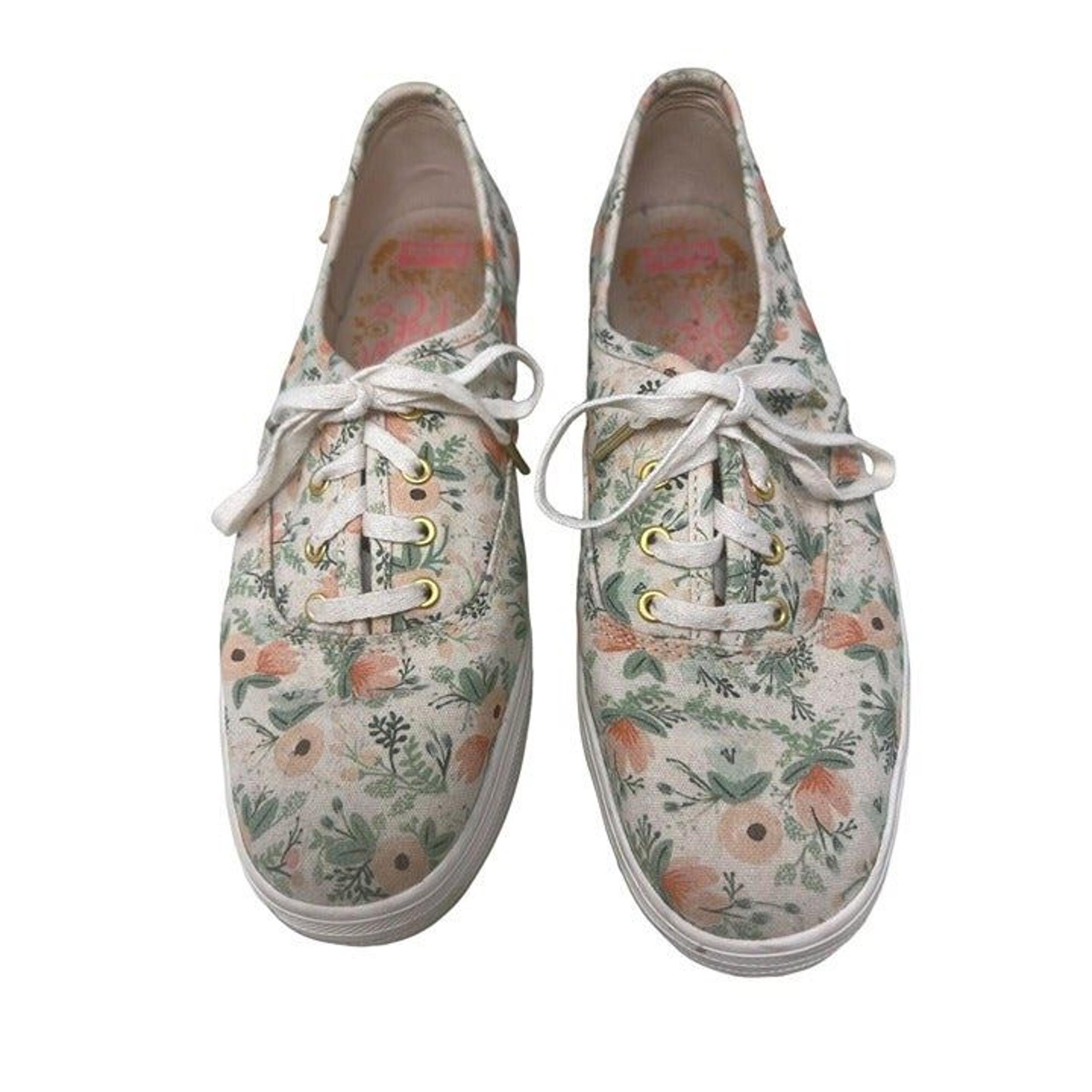 Keds x Rifle Paper Co. Wildflower Triple Decker Sneakers Womens 8 Floral Multi