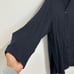 Eileen Fisher Boxy Black Ribbed Casual Cardigan Women Sz Medium Lagenlook USA