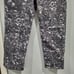Adrianna Goldschmied Alexxis Cropped Black Flower Field Jeans Vintage Fit Sz 31