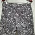 Adrianna Goldschmied Alexxis Cropped Black Flower Field Jeans Vintage Fit Sz 31