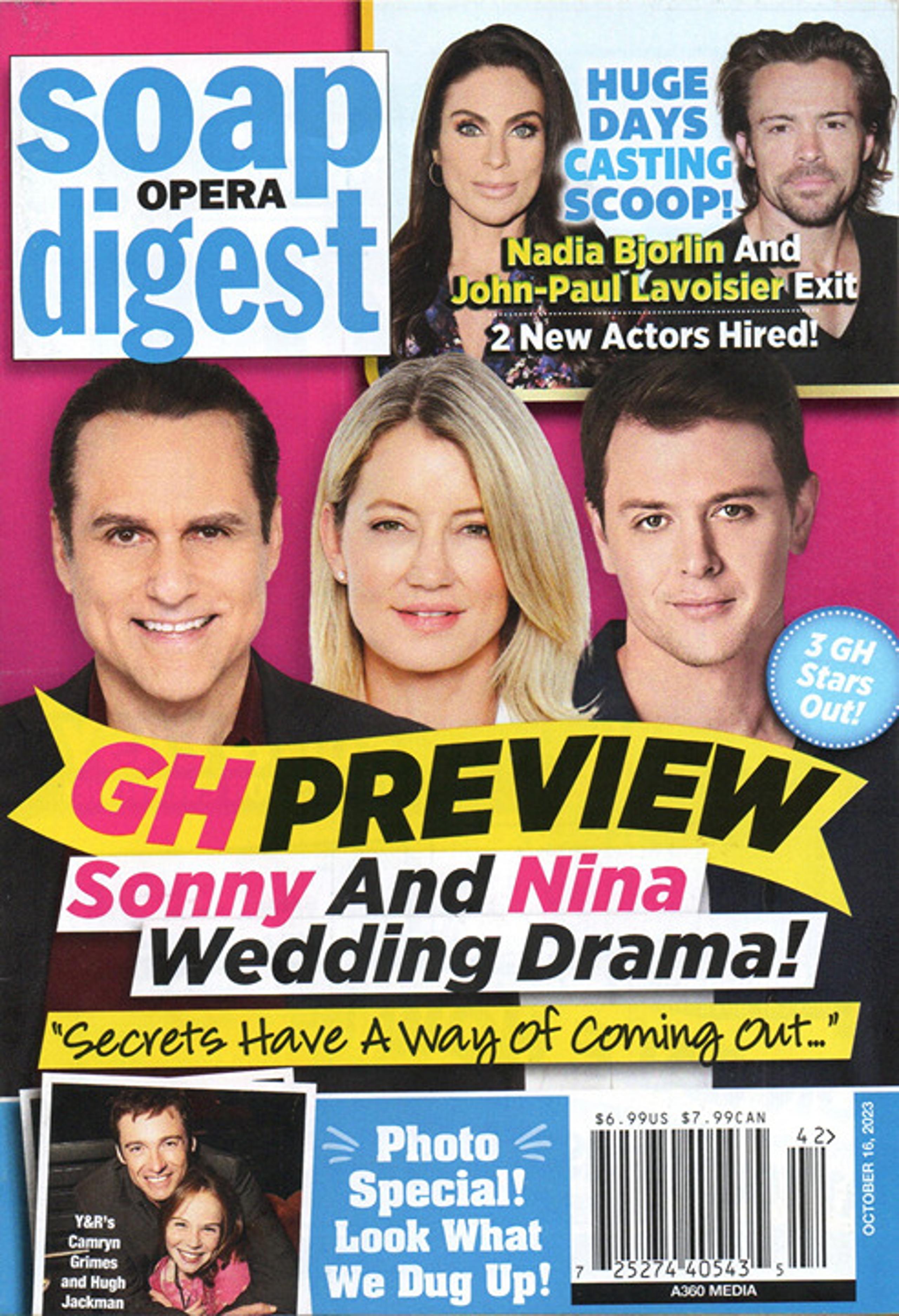 SOAP OPERA DIGEST Oct. 16 2023 General Hospital Michelle Stafford Joshua Hoffman
