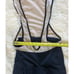 NIKE Cycling Bib Shorts XL Italy Bicycle Run Padded Mesh Bike Navy FC Barcelona