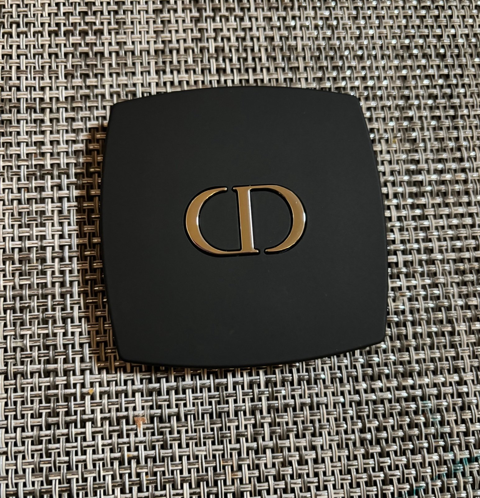 Christian Dior Matte Black Compact Mirror